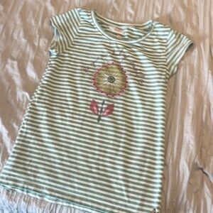 435 by matilda jane girls Striped short sleeve shirt